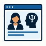 Icono de diseño de páginas web para psicólgos
